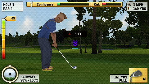 Tiger Woods PGA Tour 10 screenshot 3 for PSP